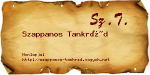 Szappanos Tankréd névjegykártya